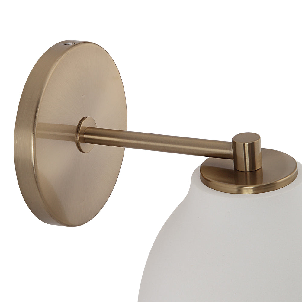 Mazia 8.5" Burnished Brass 1-Light Wall Sconce - Detail Image - WS138