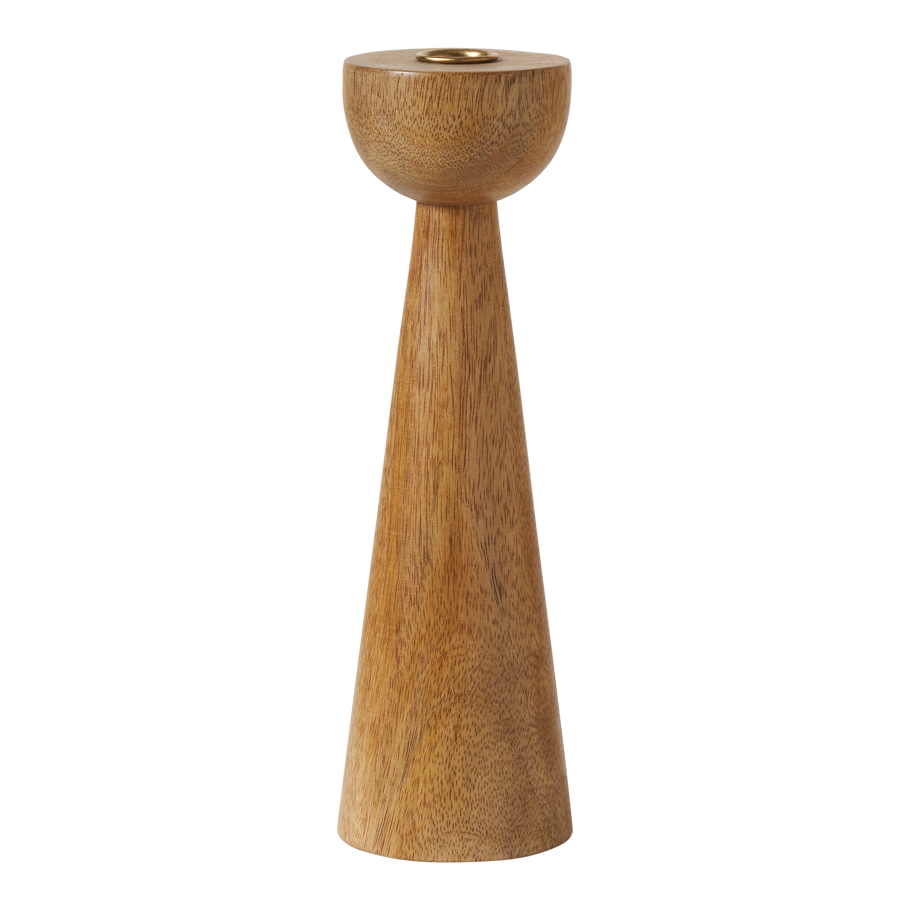 Laurier Candle Holder, Light Brown - Additional Image 2 - CAN186