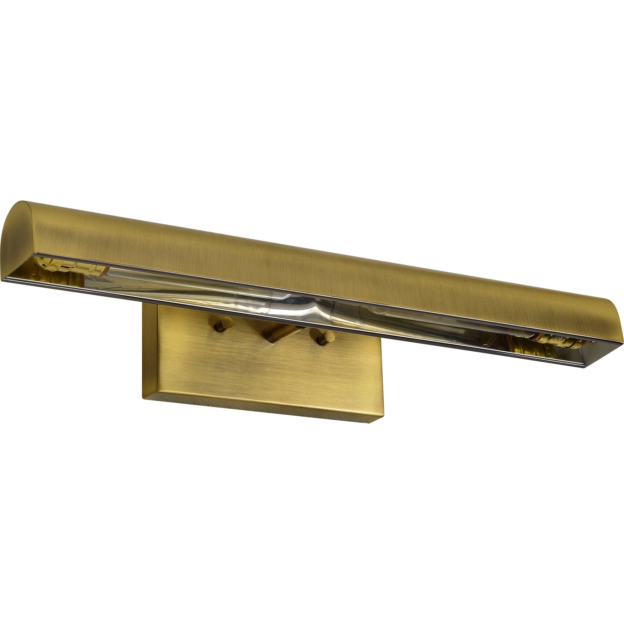Swanson 4.5" Length Wall Sconce, Antique Brass - Angle Image - WS061