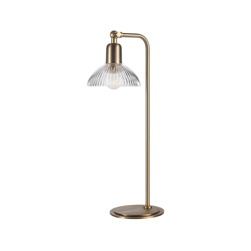 Samos 20.75" Height Table Lamps, Antique Brushed Brass - Angle Image - LPT1365