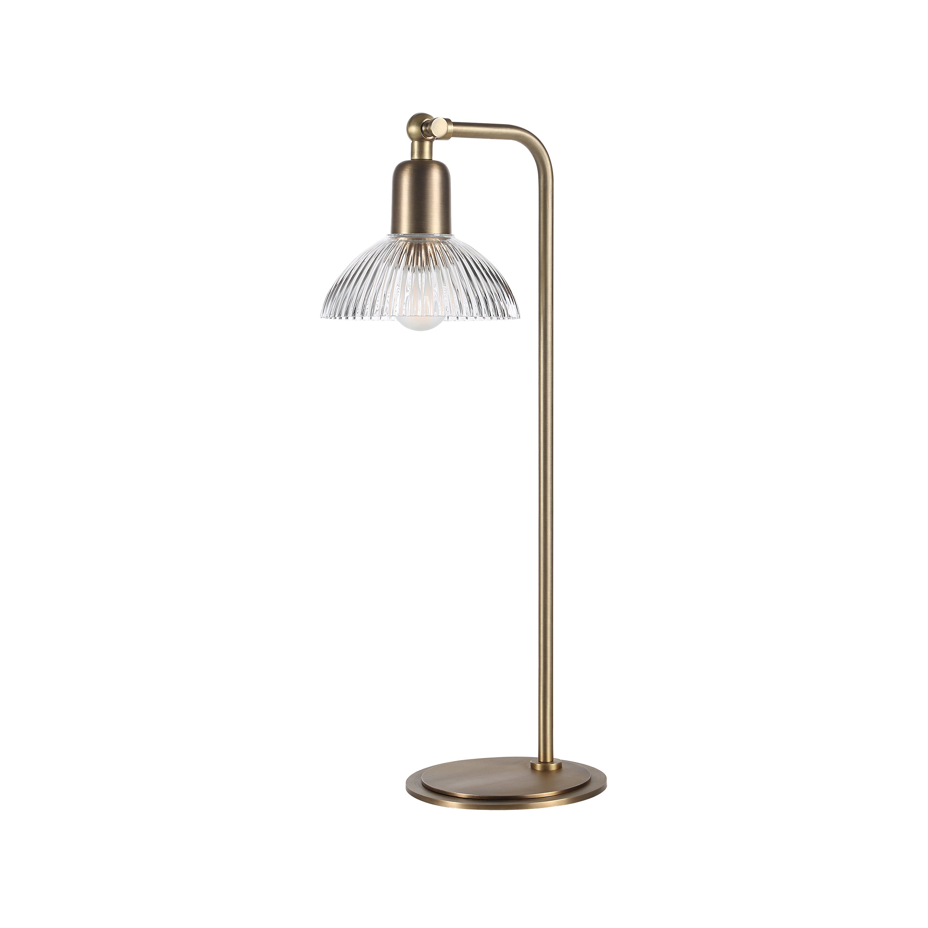 Samos 20.75" Height Table Lamps, Antique Brushed Brass - Angle Image - LPT1365