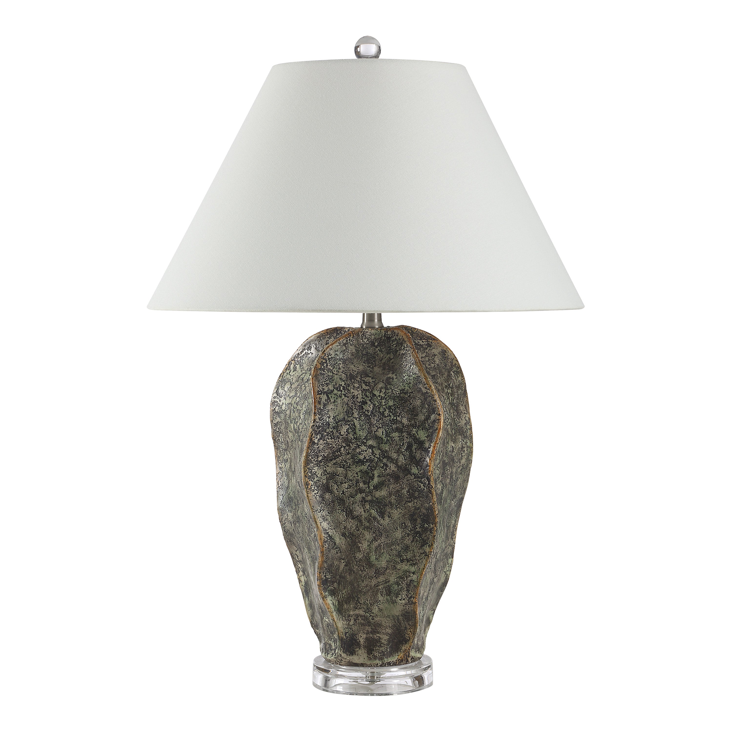 Poppi 27.0" Height Table Lamps, Dark Green - Angle Image - LPT1407EV