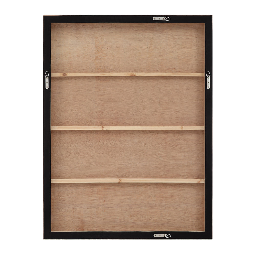 Canberra 48.2" Wide Canvas Art with Wood Frame, Oak - Backing Image - OL2140