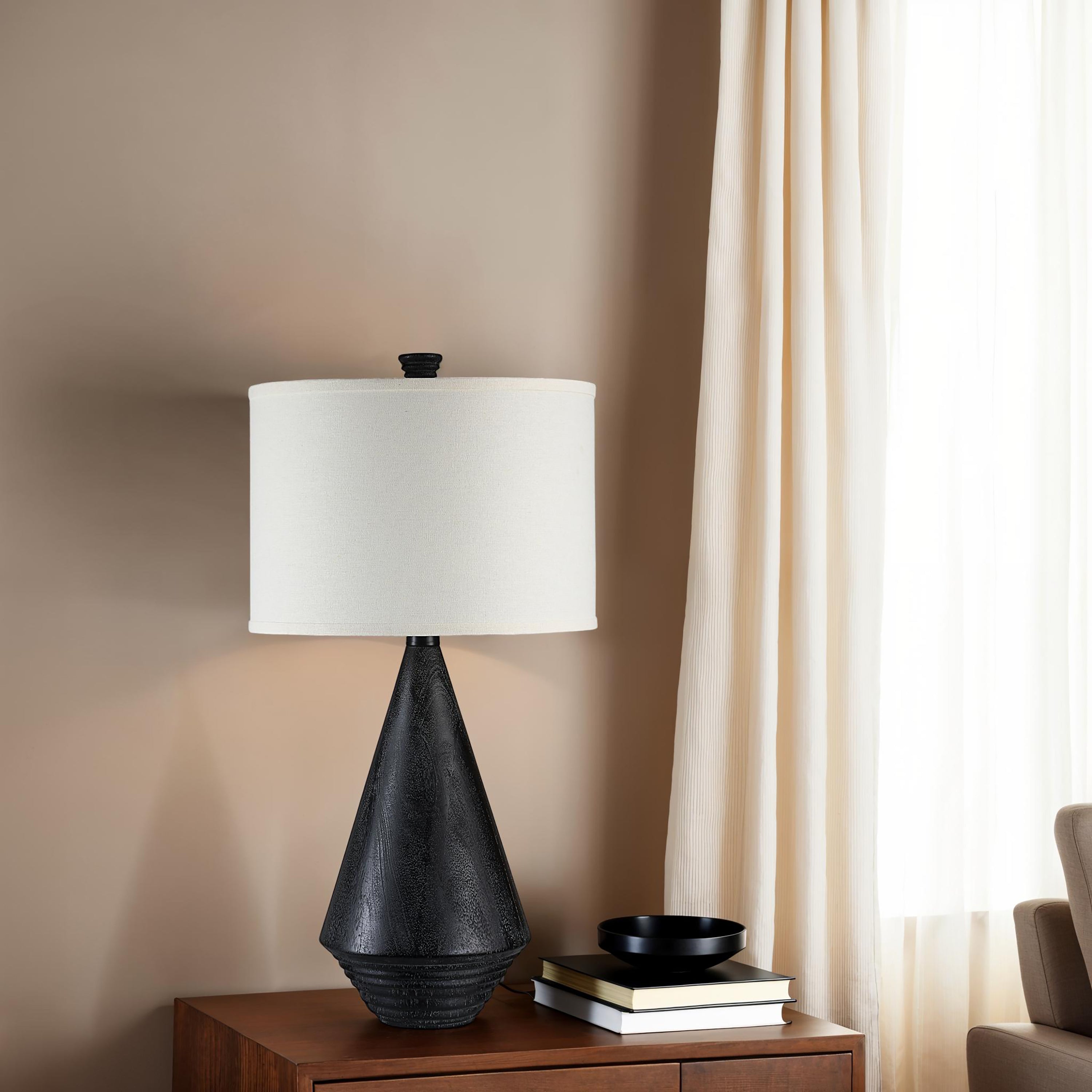 Tortora 31" Height Table Lamp, Black - Lifestyle Image - LPT1357