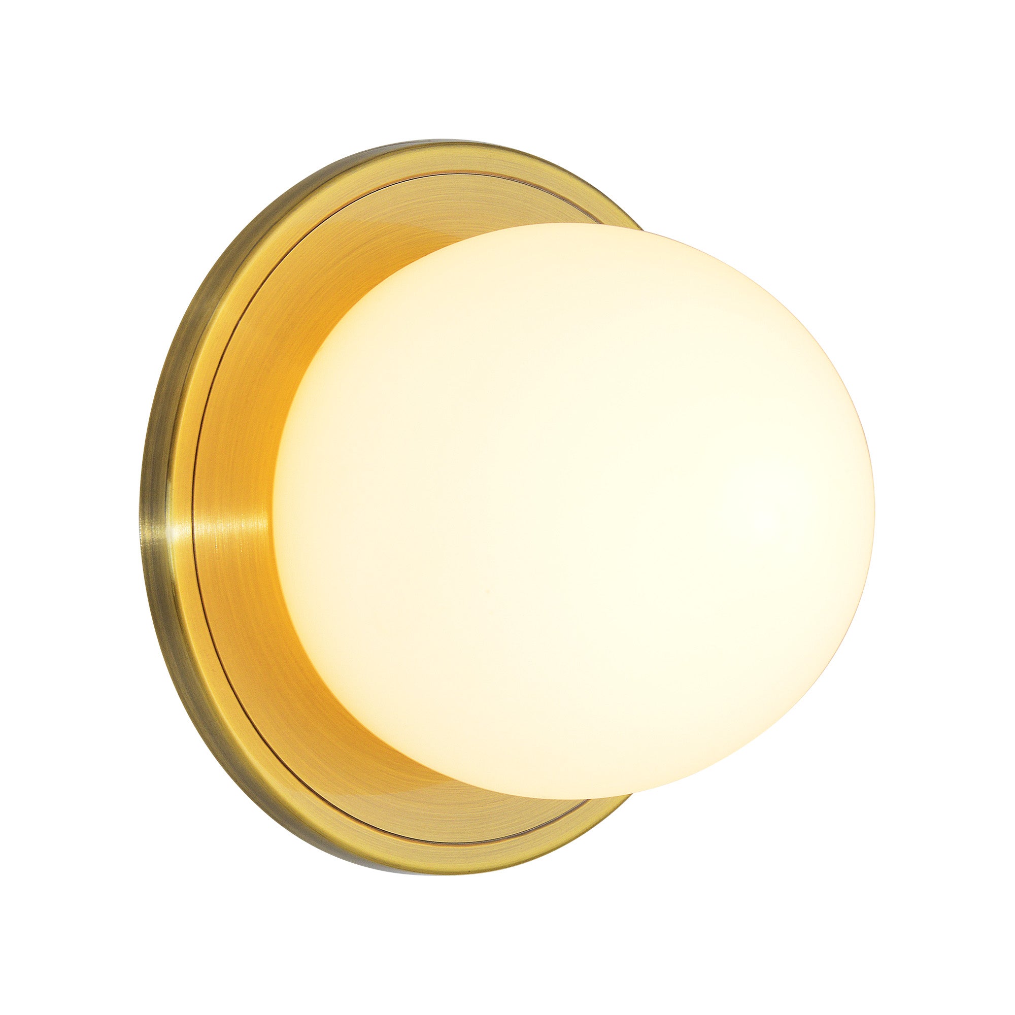 Hugos 6.5" Length Wall Sconce, Etched White - Detail Image - WS125