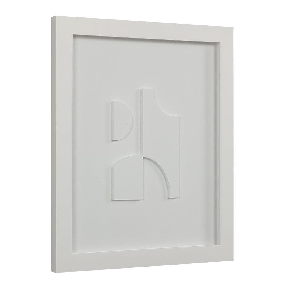 Ispra 19" Wide Wall Decor, Matte White - Additional Image 5 - W6760