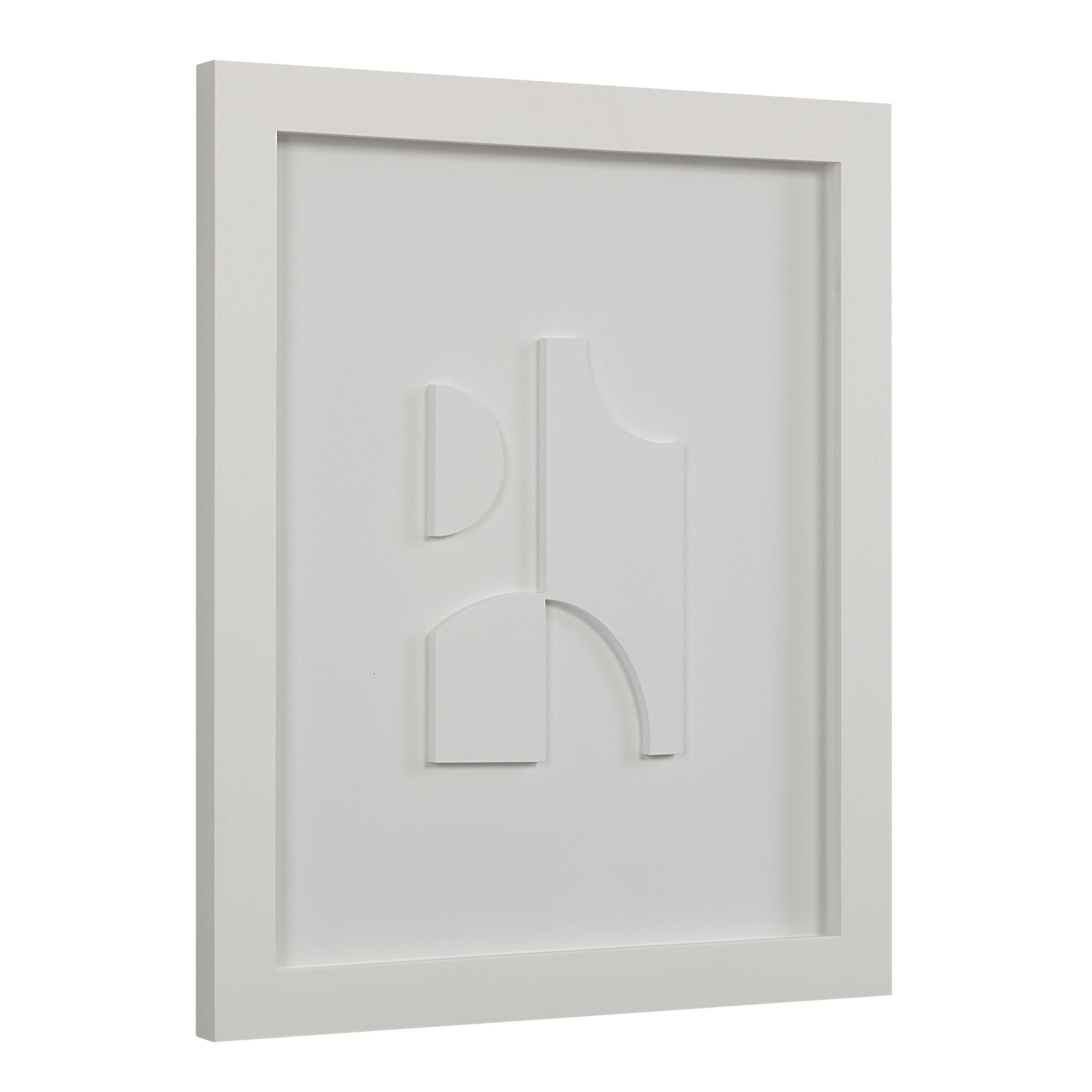 Ispra 19" Wide Wall Decor, Matte White - Additional Image 5 - W6760