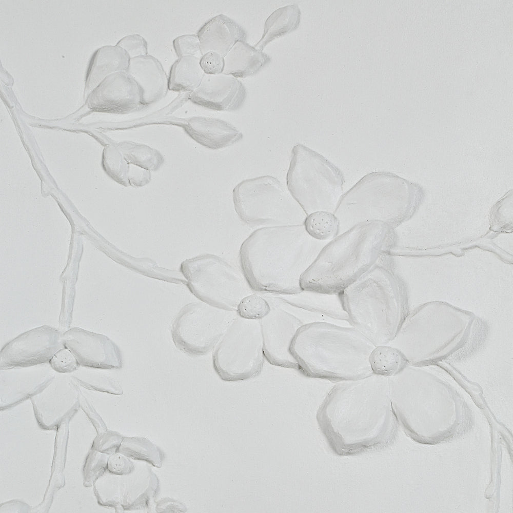 Beaudelaire 20" Wide Wall Decor, Matte White - Detail Image - W6748