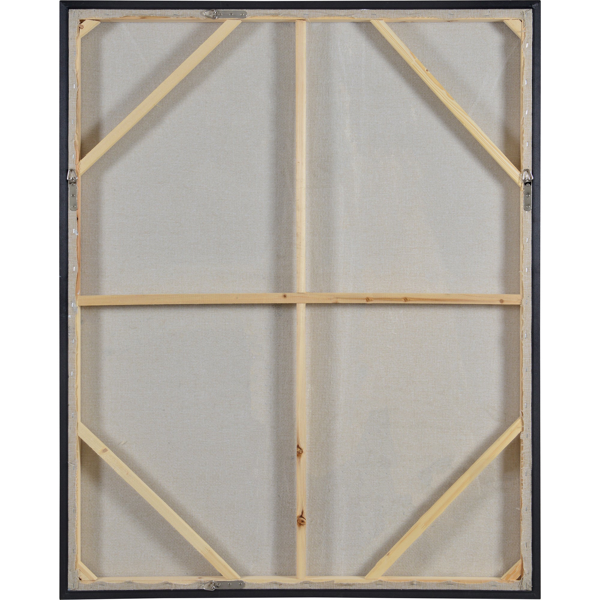 Ilya 40" Wide Canvas Art, Black - Backing Image - OL1928