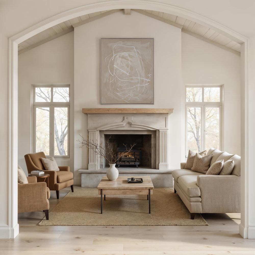 Naxos 50" H x 40" W Canvas Art - White Label Lifestyle Image - OL2243