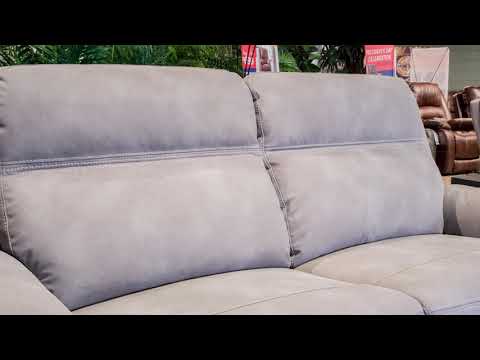  Signature Design by Ashley Next-Gen Durapella 5930147 2 Seat Power Reclining Sofa Adjustable Headrest EXTERNAL_VIDEO 1