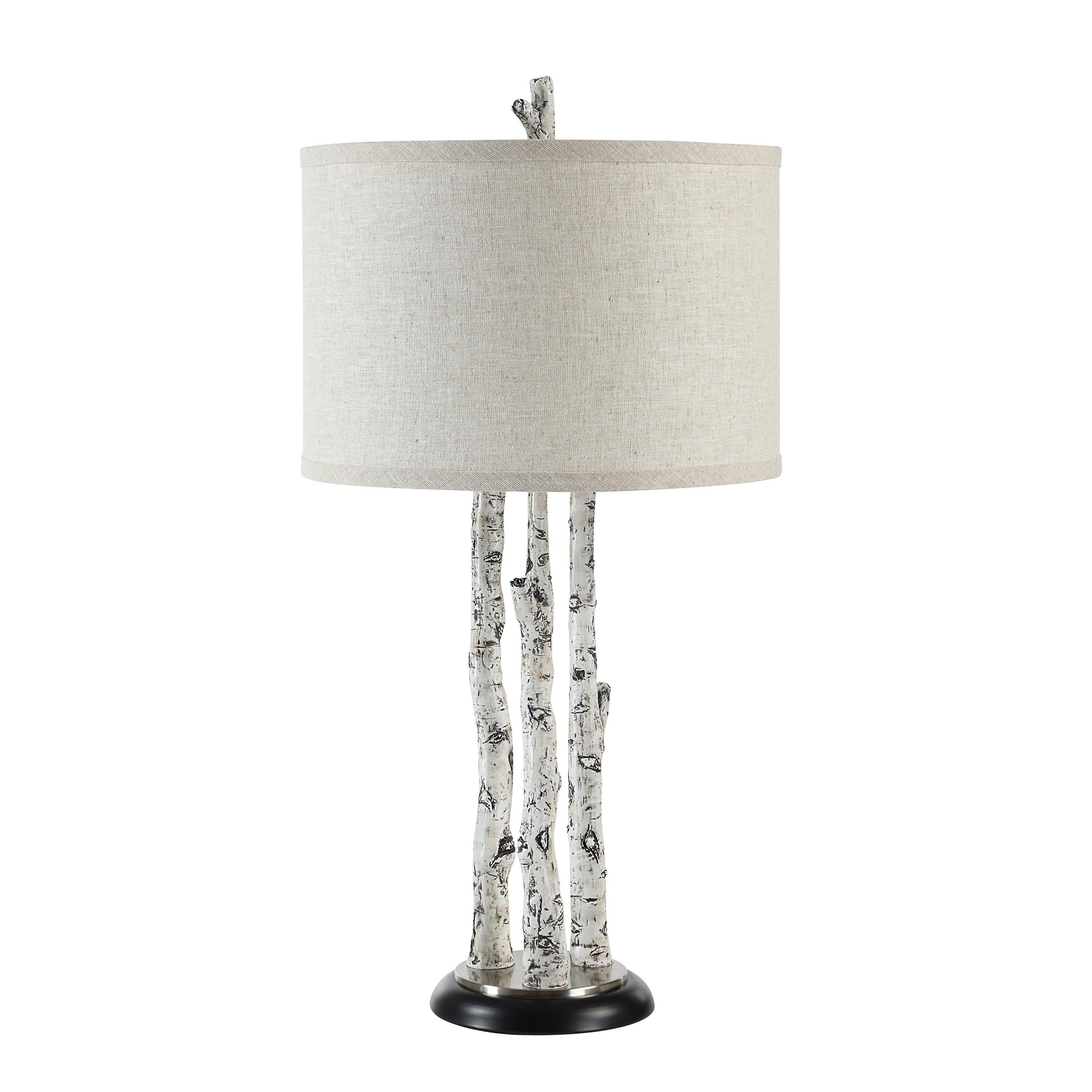 Naousa 29.4" Height Table Lamp, Grey - Angle Image - LPT1339