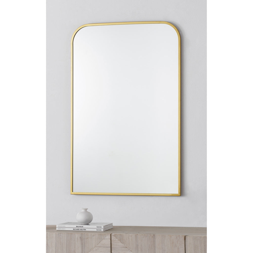 Merrimack 36" Tall Rectangle Wall Mirror, Yellow - Lifestyle Image - MT2512