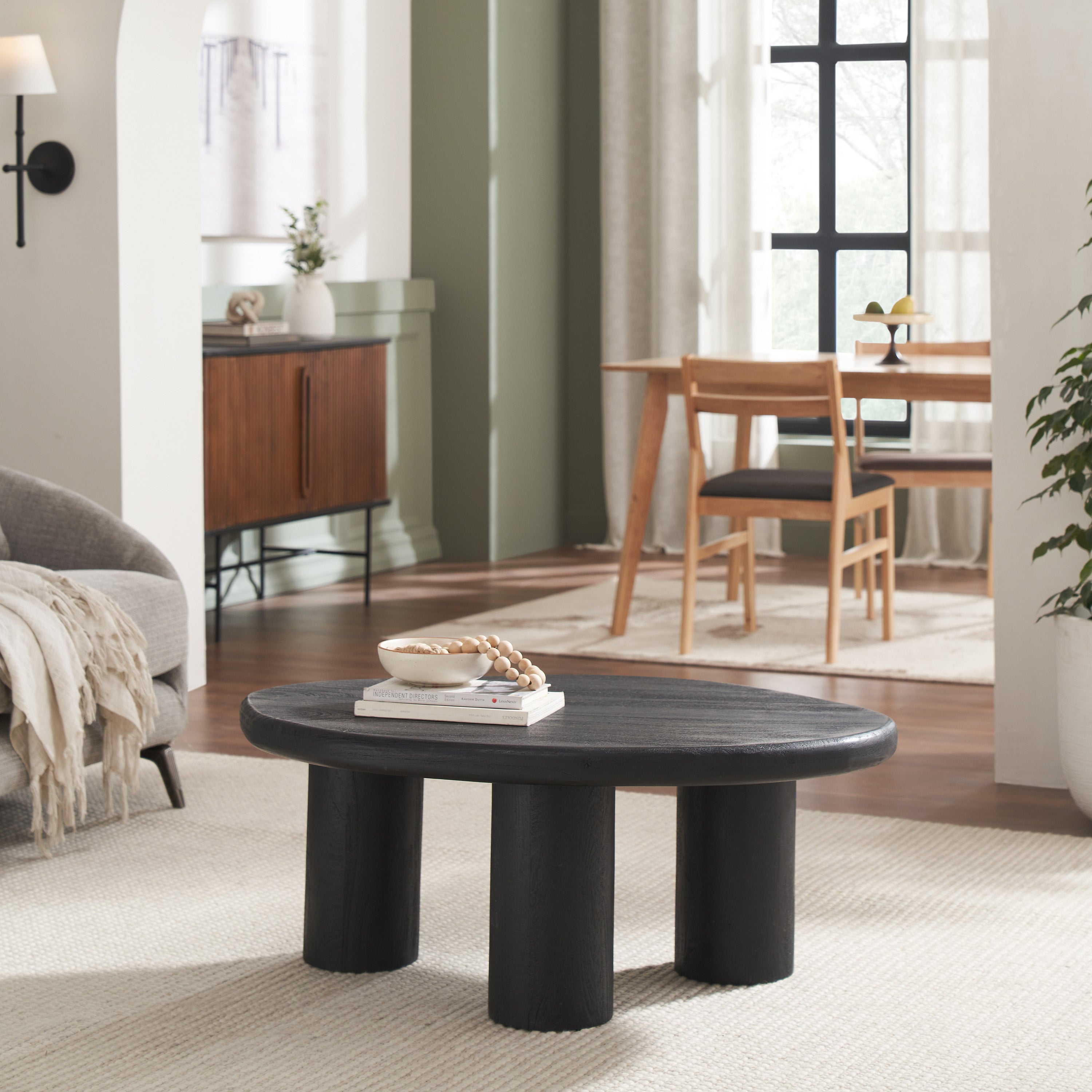 Rowe 16" Height Table, Black - Lifestyle Image - TA523