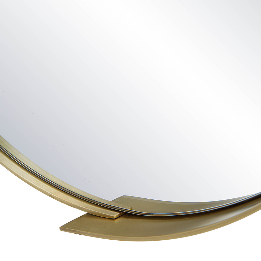 Aleah 40" Tall Oval Wall Mirror, Yellow - Additional Image 2 - MT2537