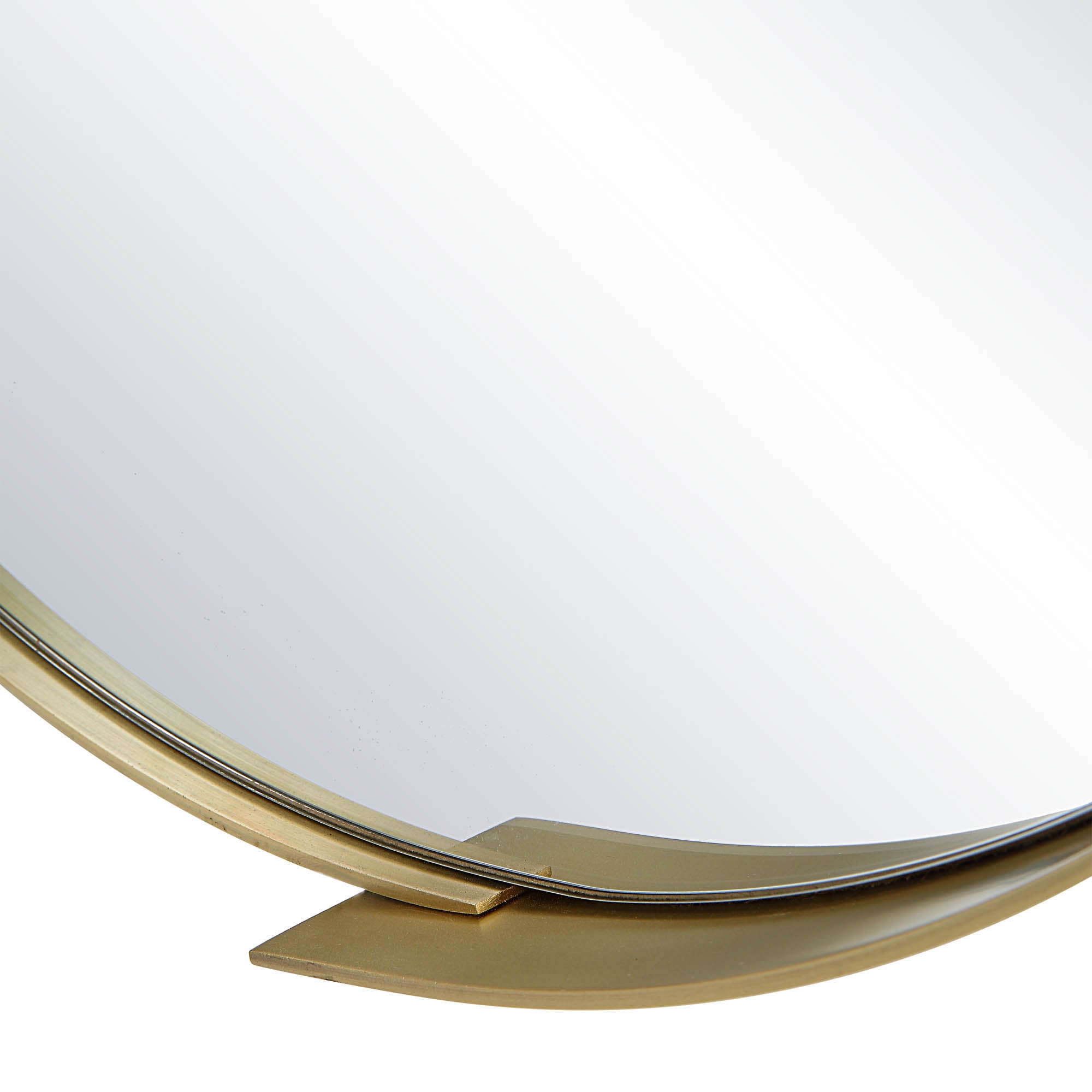 Aleah 40" Tall Oval Wall Mirror, Yellow - Additional Image 2 - MT2537