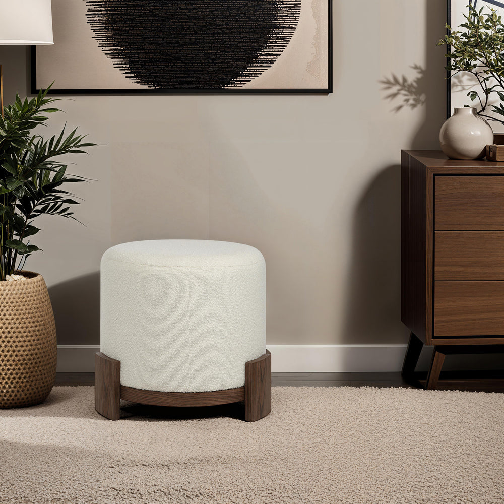 Chaves 18.0" Height Ottoman - White Label Lifestyle Image - CHA114