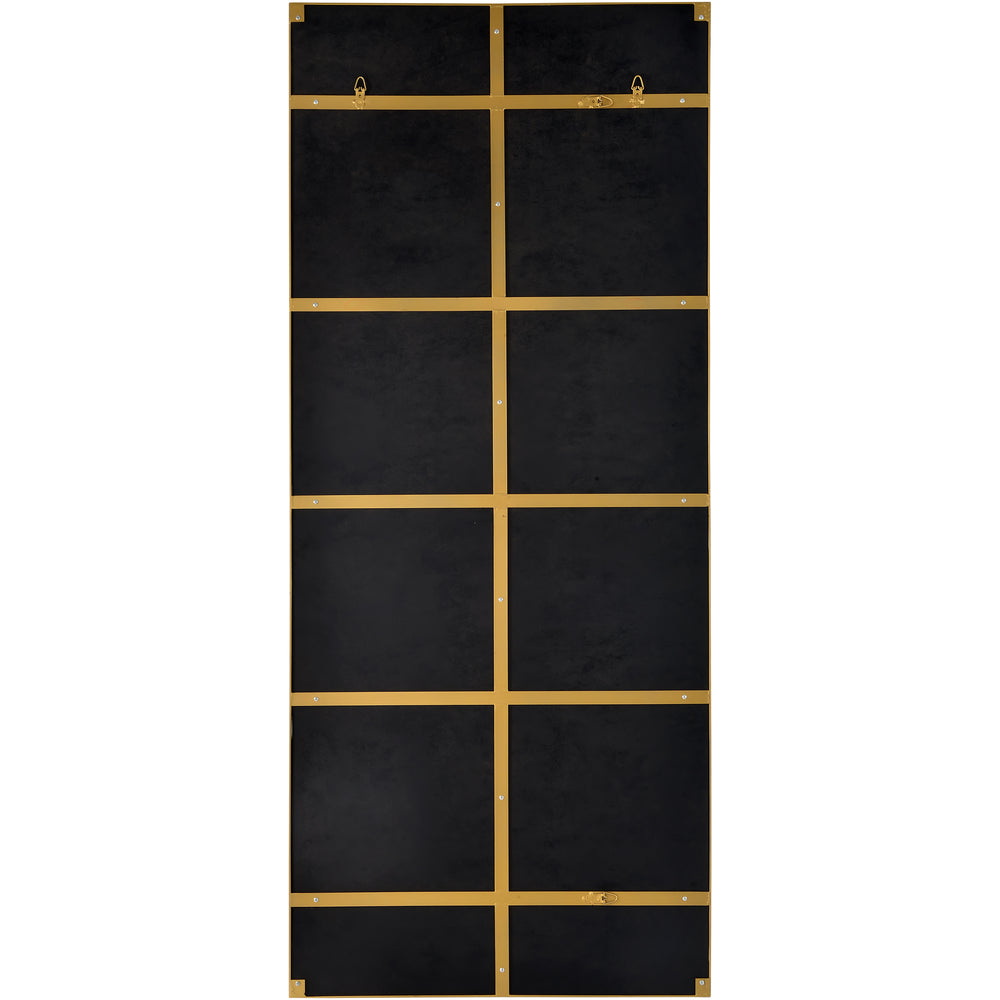 Northern 72" Tall Rectangle Wall Mirror, Yellow - Backing Image - MT2358