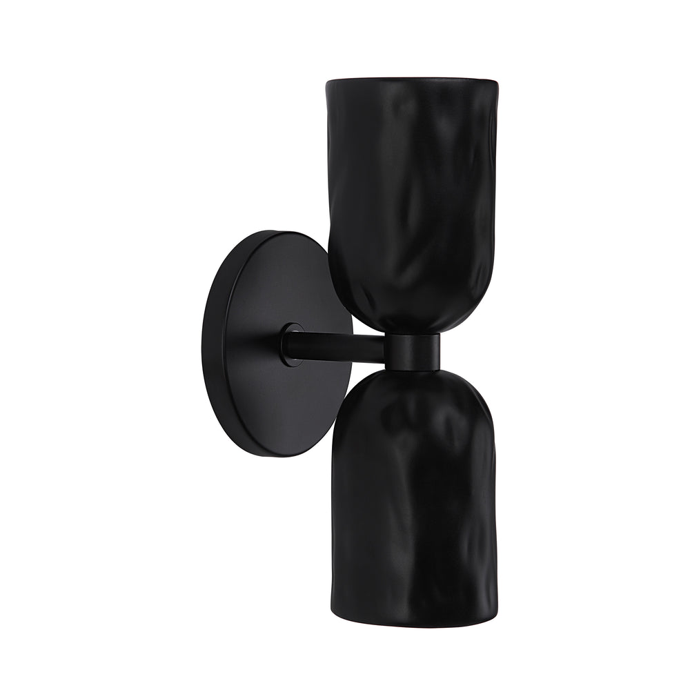 Alessia 11.2" Powder Coated Matte Black 2-Light Wall Sconce - Main Image - WS141