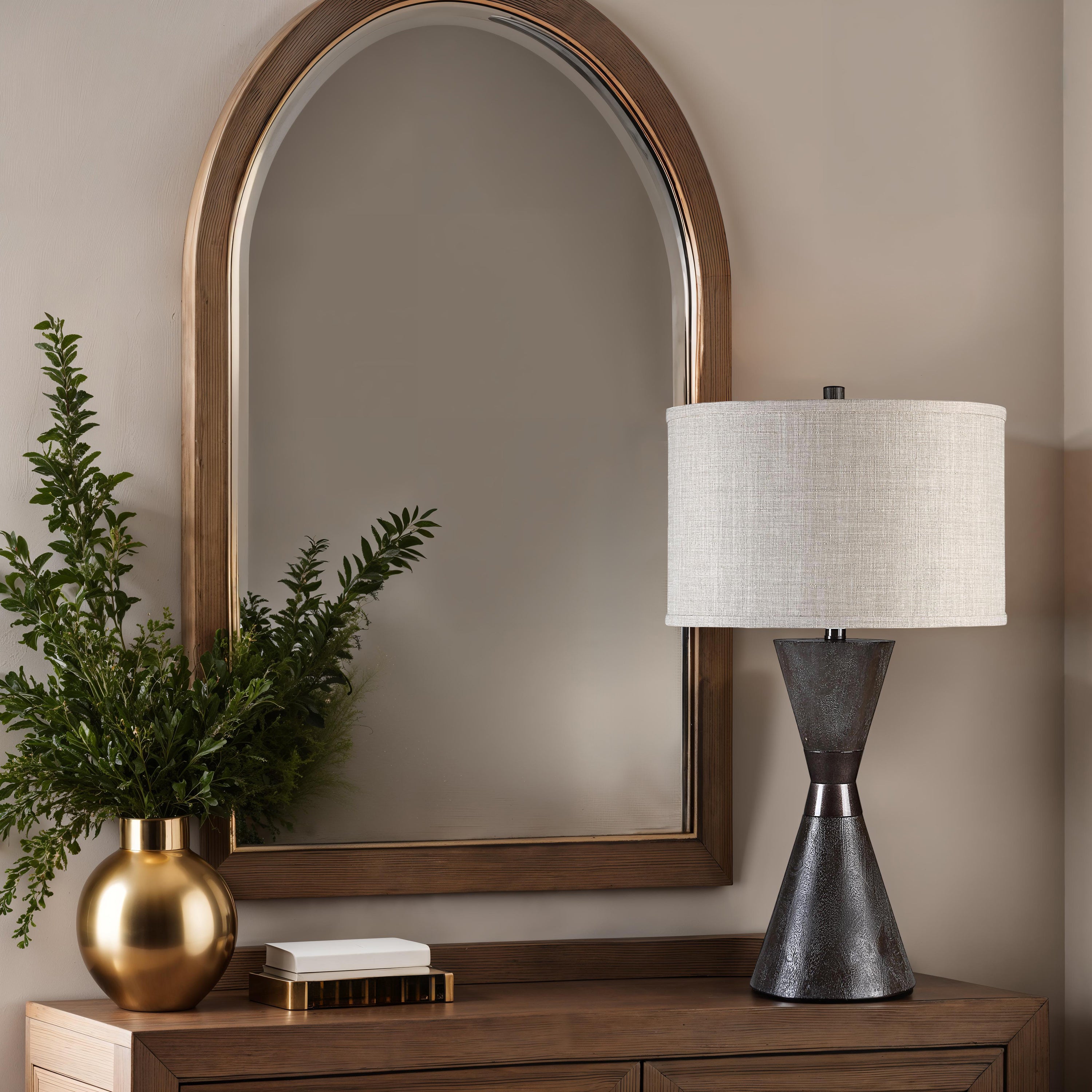 Vyara 29" Height Table Lamp, Brown - Lifestyle Image - LPT1360