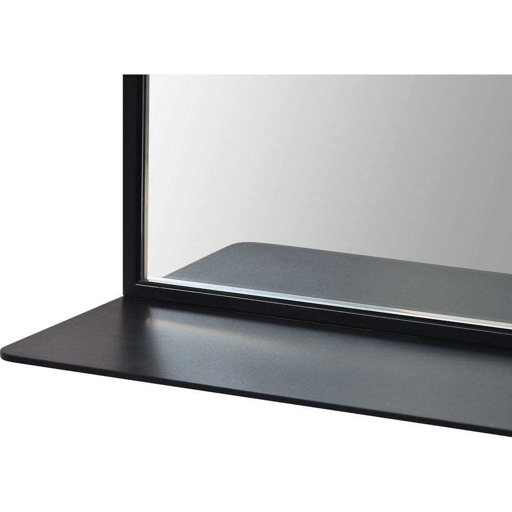 Wearstley 35" Tall Arch Wall Mirror, Black - Detail Image - MT2424