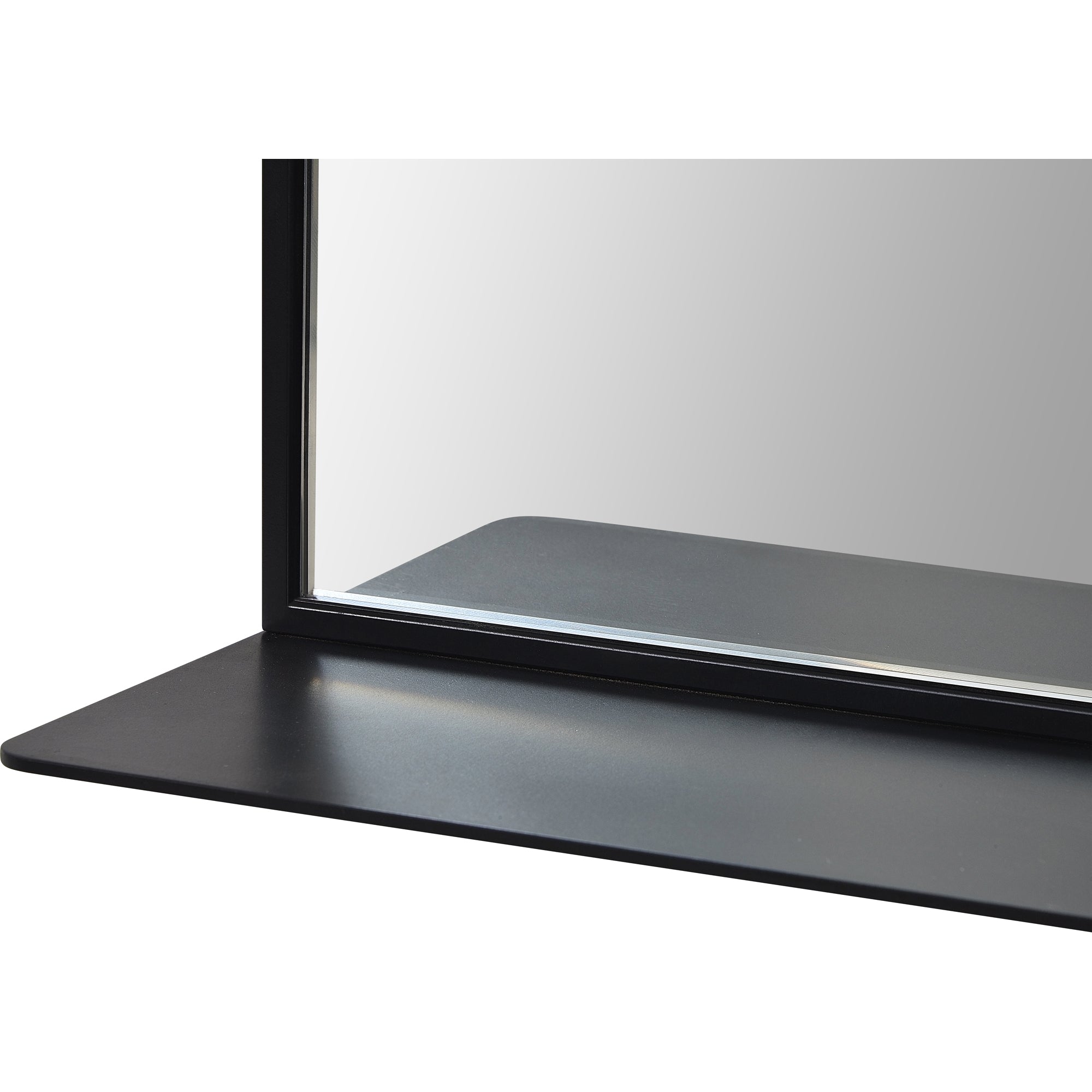 Wearstley 35" Tall Arch Wall Mirror, Black - Detail Image - MT2424