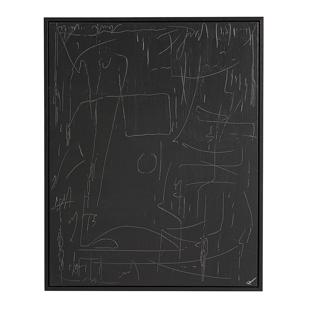 Haiku 40" Wide Canvas Art, Black - Main Image - OL2129
