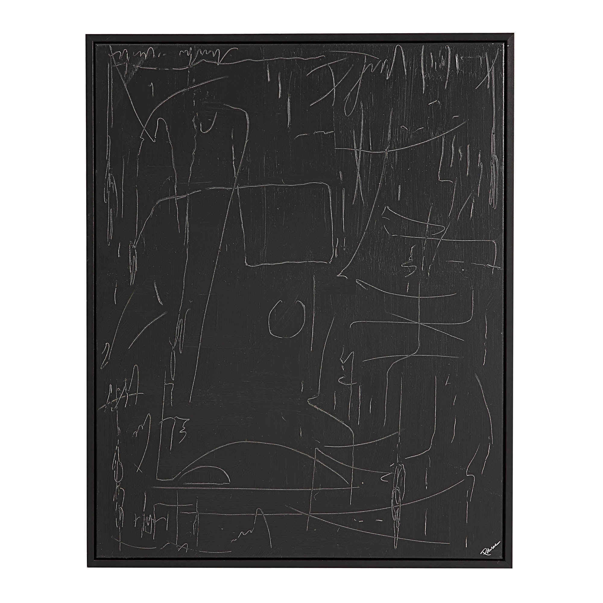Haiku 40" Wide Canvas Art, Black - Main Image - OL2129