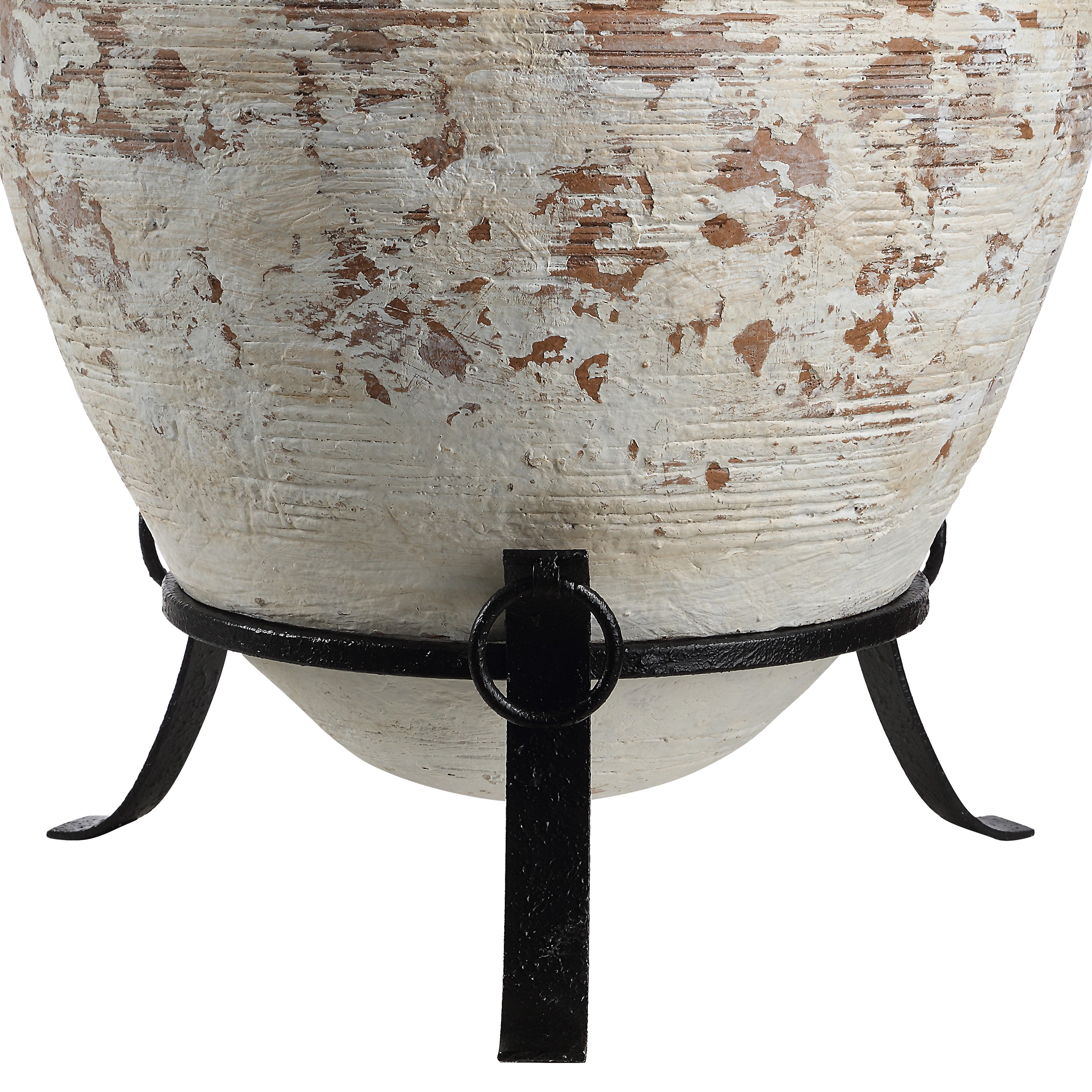 Silis 29.5" Height Table Lamps, Textured Ceramic (Off White And Brown) - Additional Image 4 - LPT1375EV