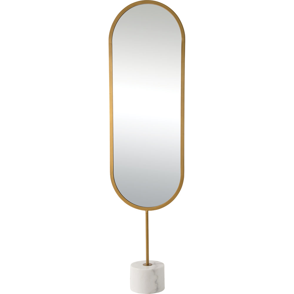 Taio 70" Tall Oval Wall Mirror, Yellow - Main Image - MT2341