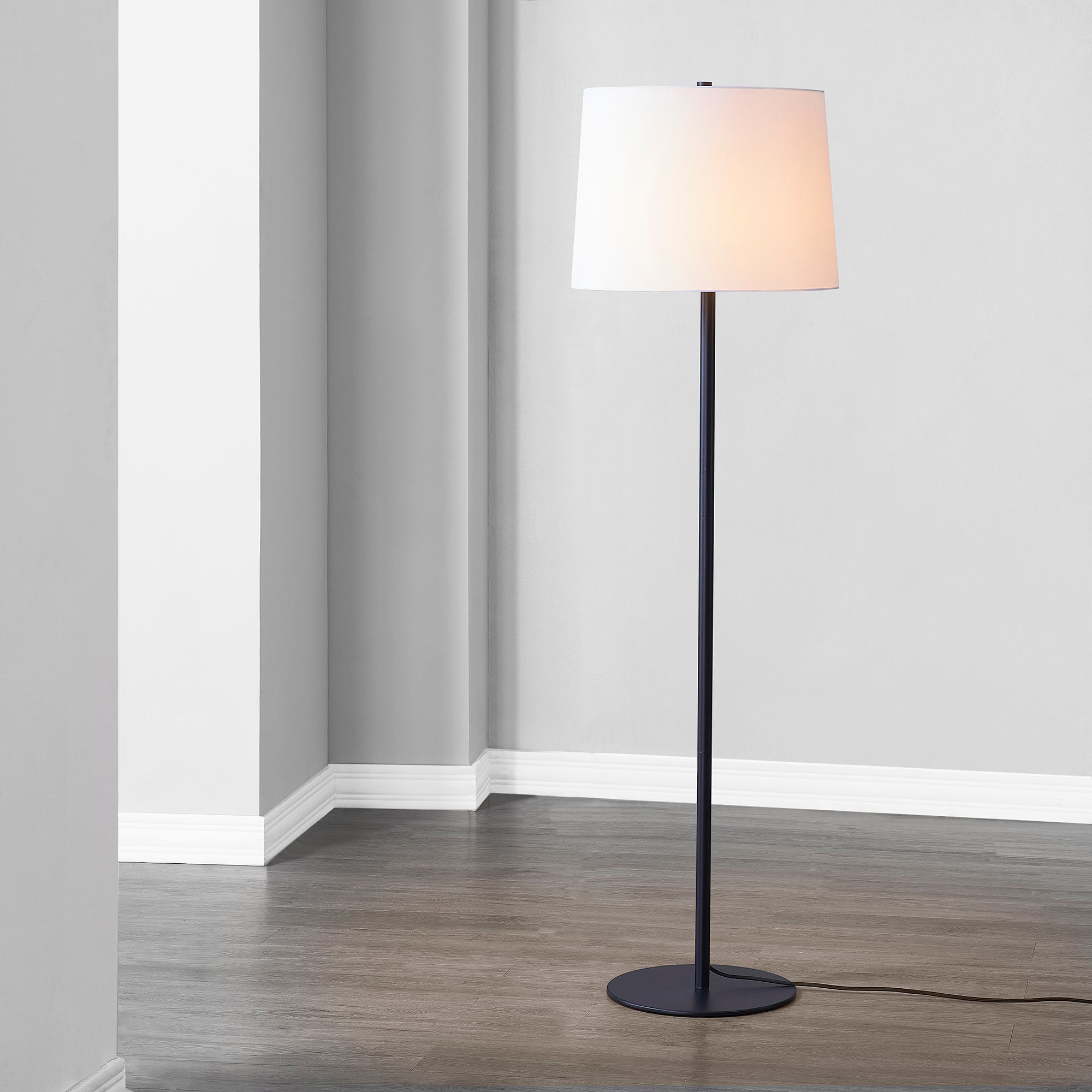 Nevin 61.75" Length Floor Lamp, Matte Black - Additional Image 3 - LPF3139