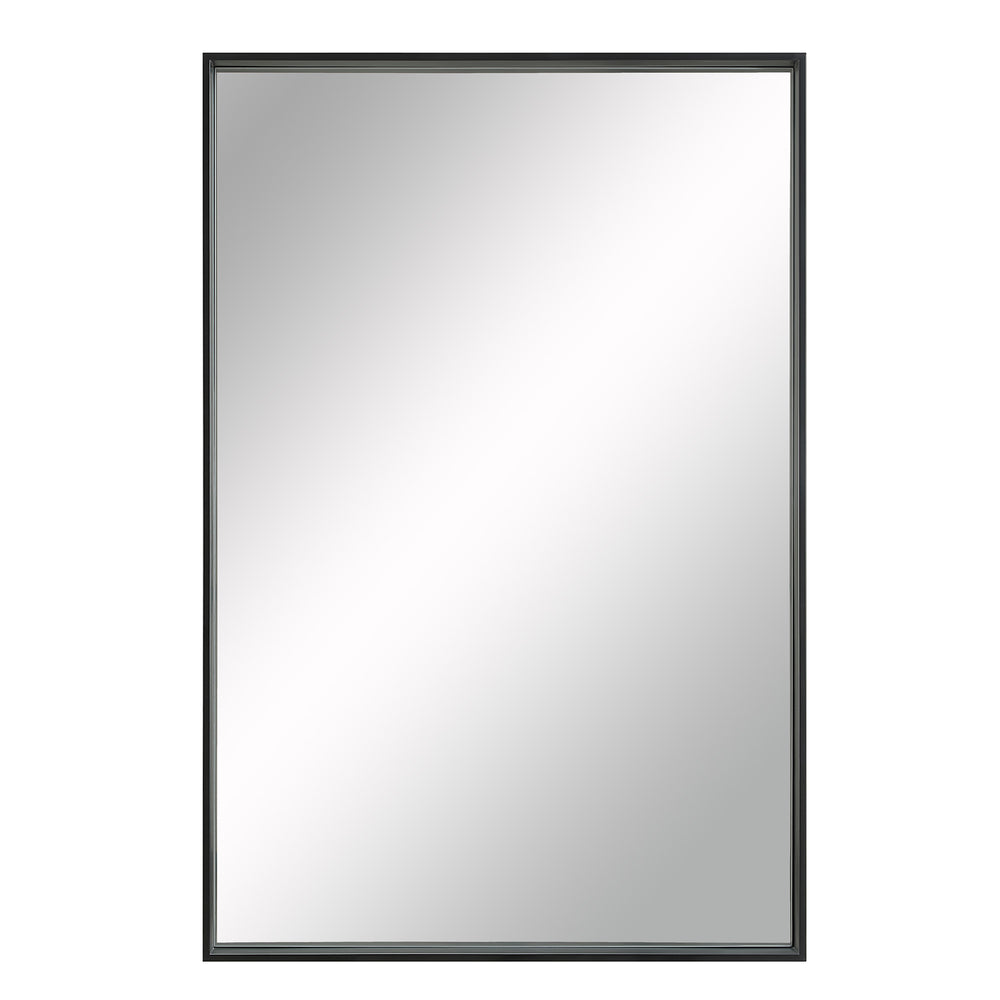 Annalise 45" Tall Rectangle Wall Mirror, Black - Main Image - MT2536