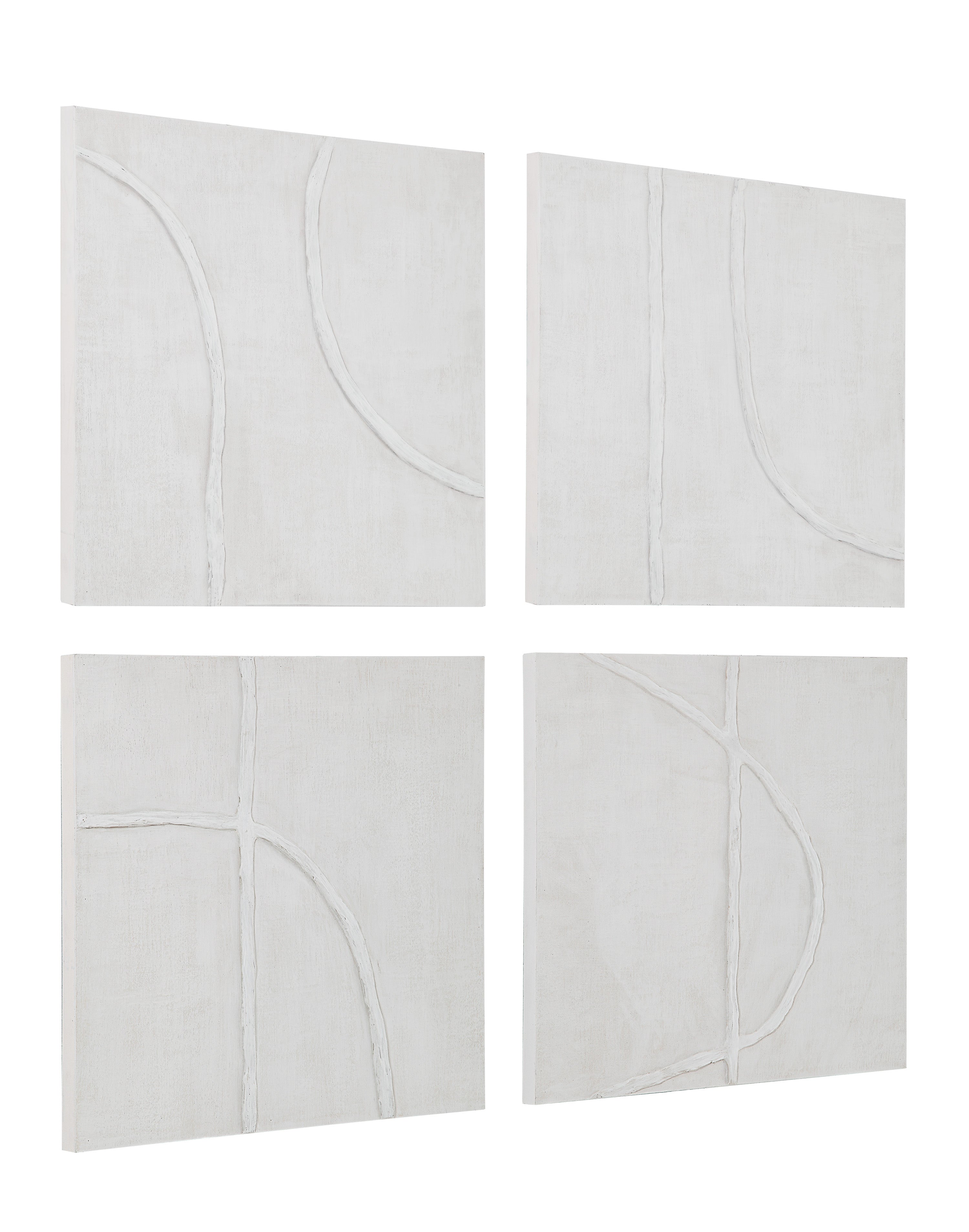 Cellier 20" Wide Wall Decor, White - Angle Image - W6752