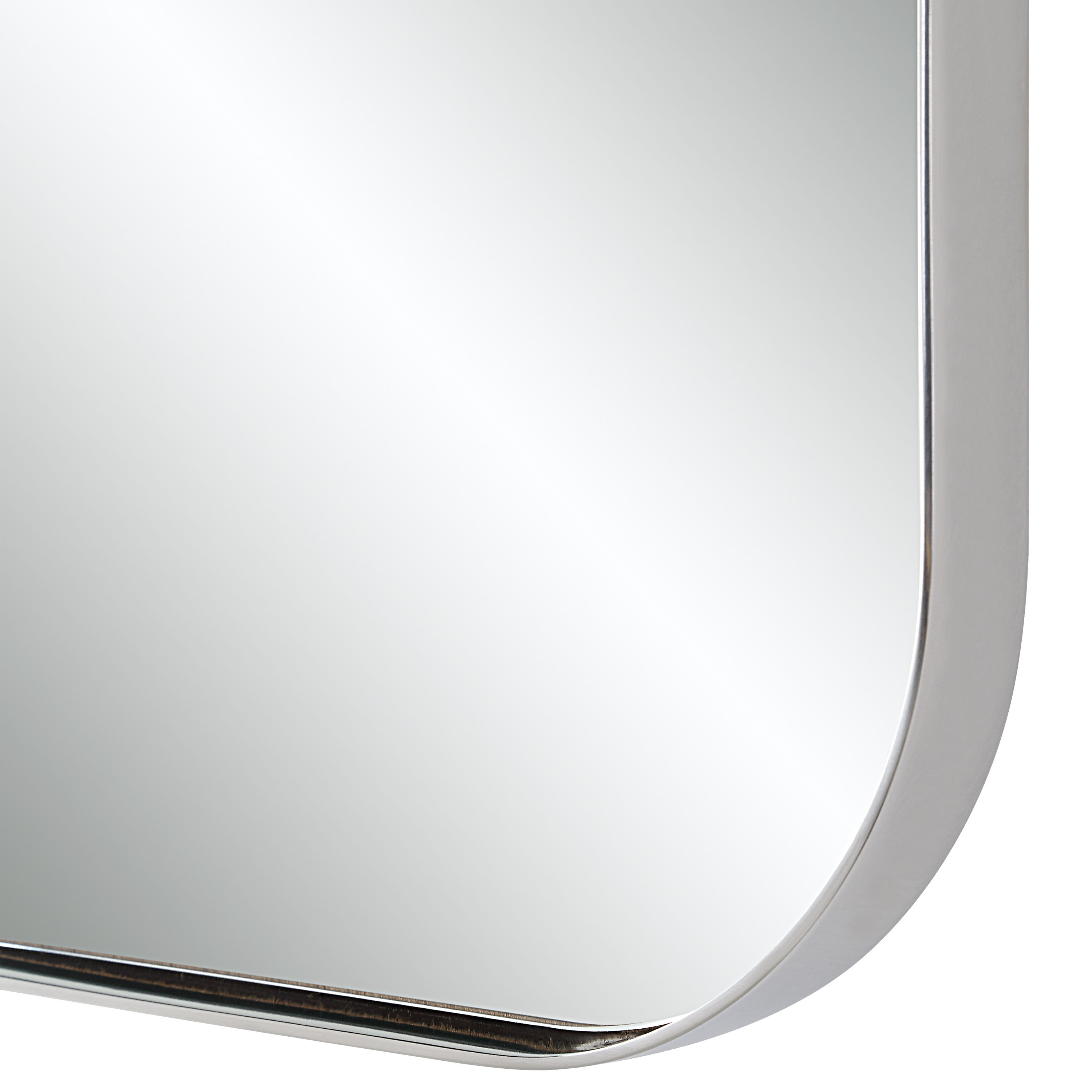 Louvas 36" H x 24" W Wall Mirror, Grey - Detail Image - MT2692