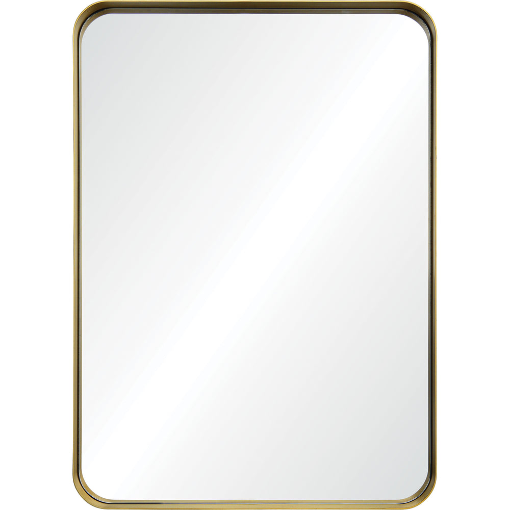 Barton 42" Tall Rectangle Wall Mirror, Yellow - Main Image - MT2145