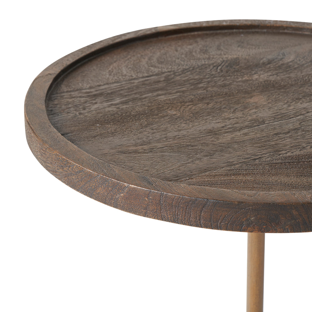 Braiden 21" Height Table, Brown - Detail Image - TA525