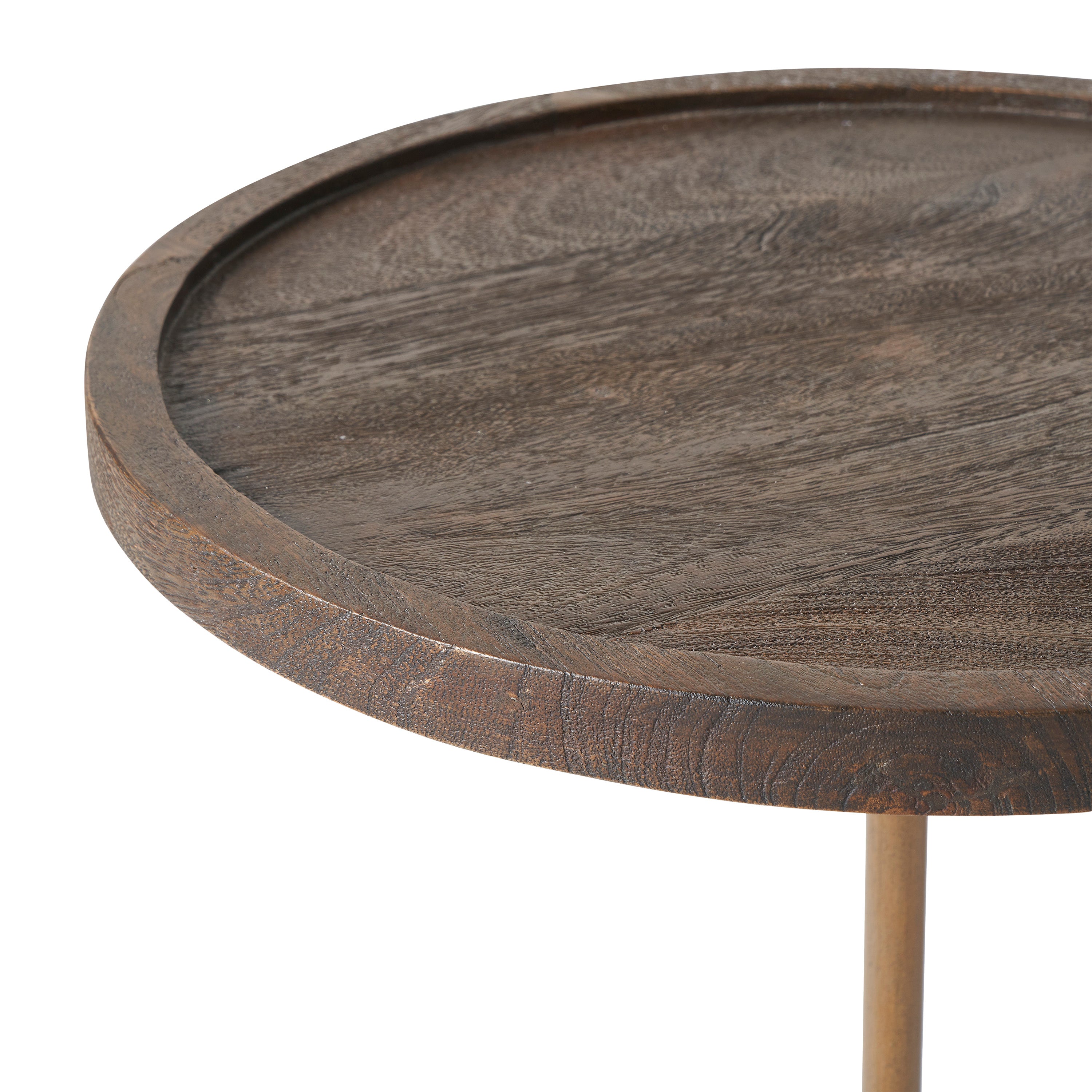 Braiden 21" Height Table, Brown - Detail Image - TA525