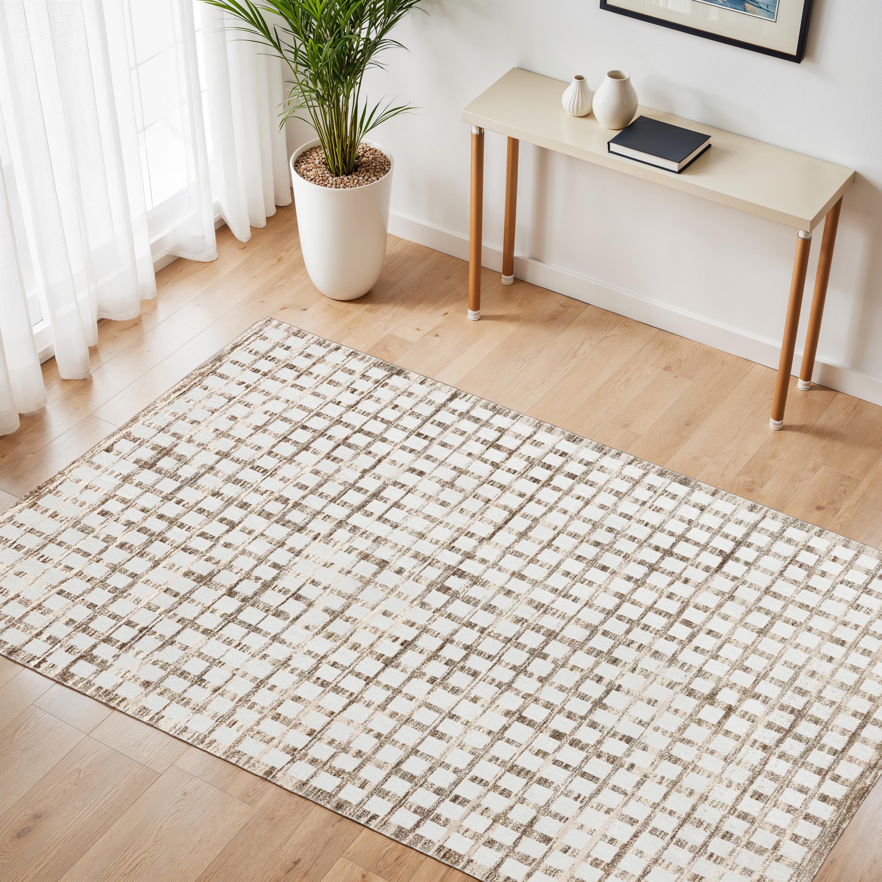 Aya Rug, 1'4" X 1'4" Ft - Lifestyle Image - RAYA-21425