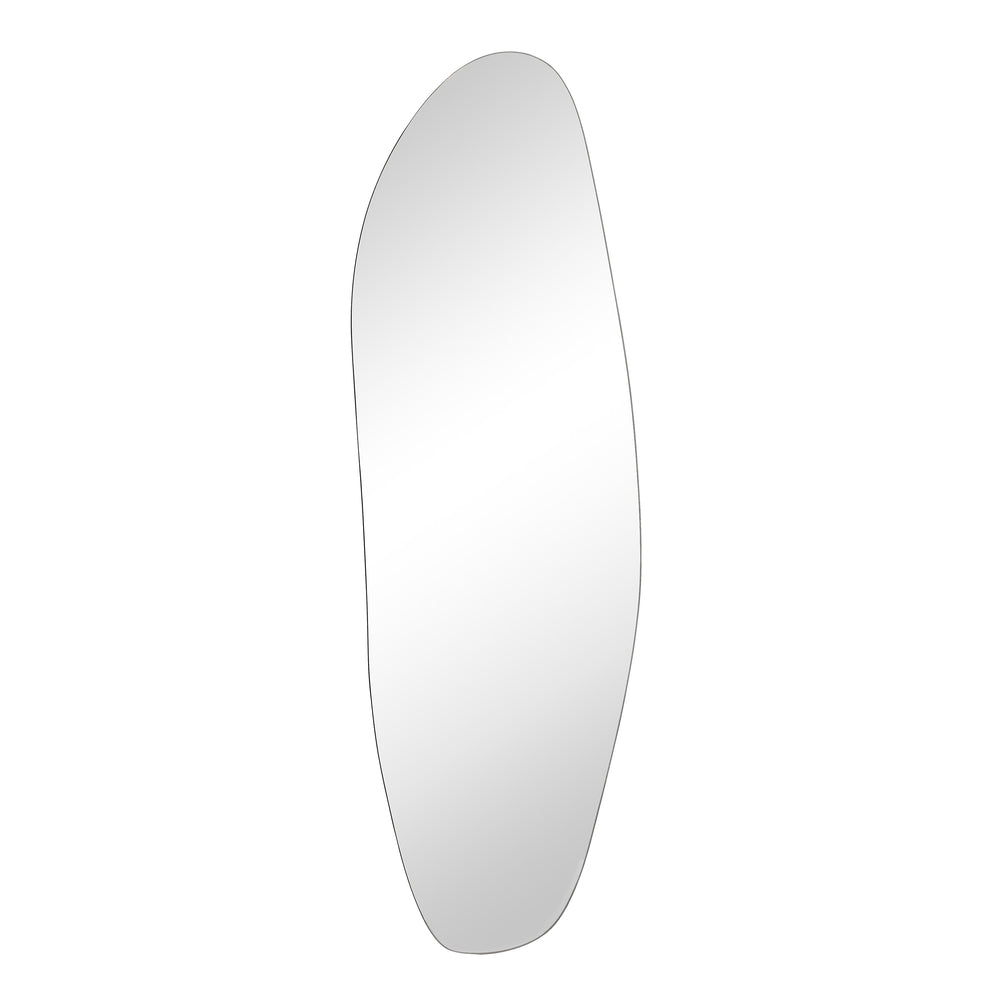 Erice 65" H x 25.5" W Wall Mirror, Grey - Angle Image - MT2703