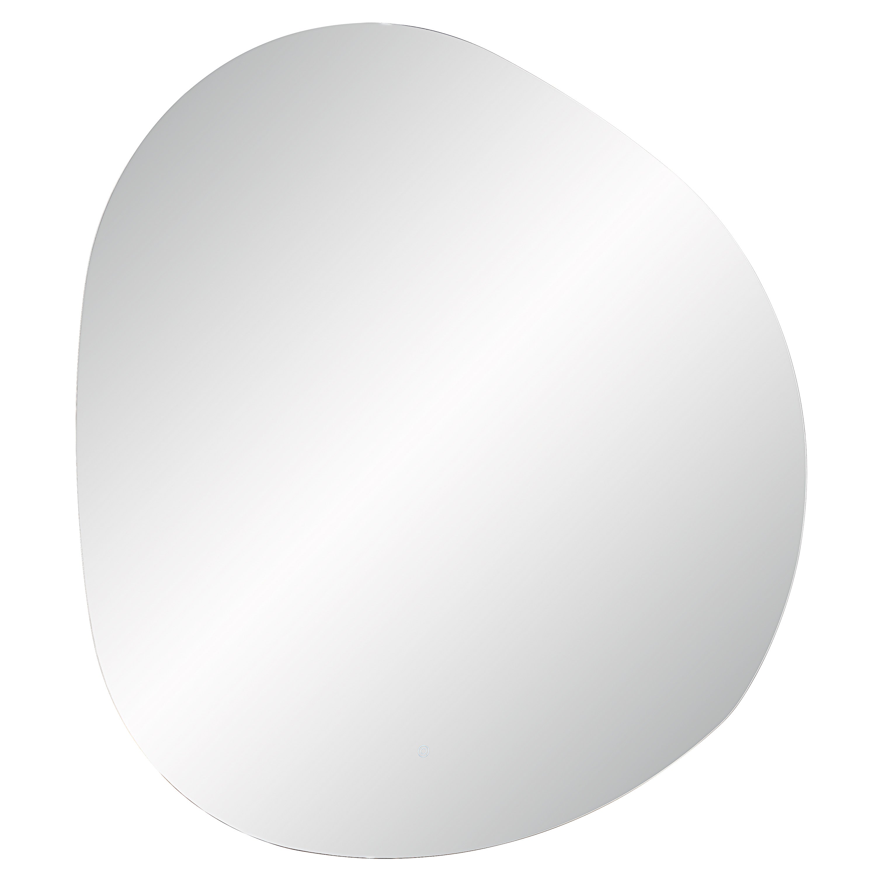 Terni 45" Tall Irregular LED Mirror, Clear - Angle Image - MT2568