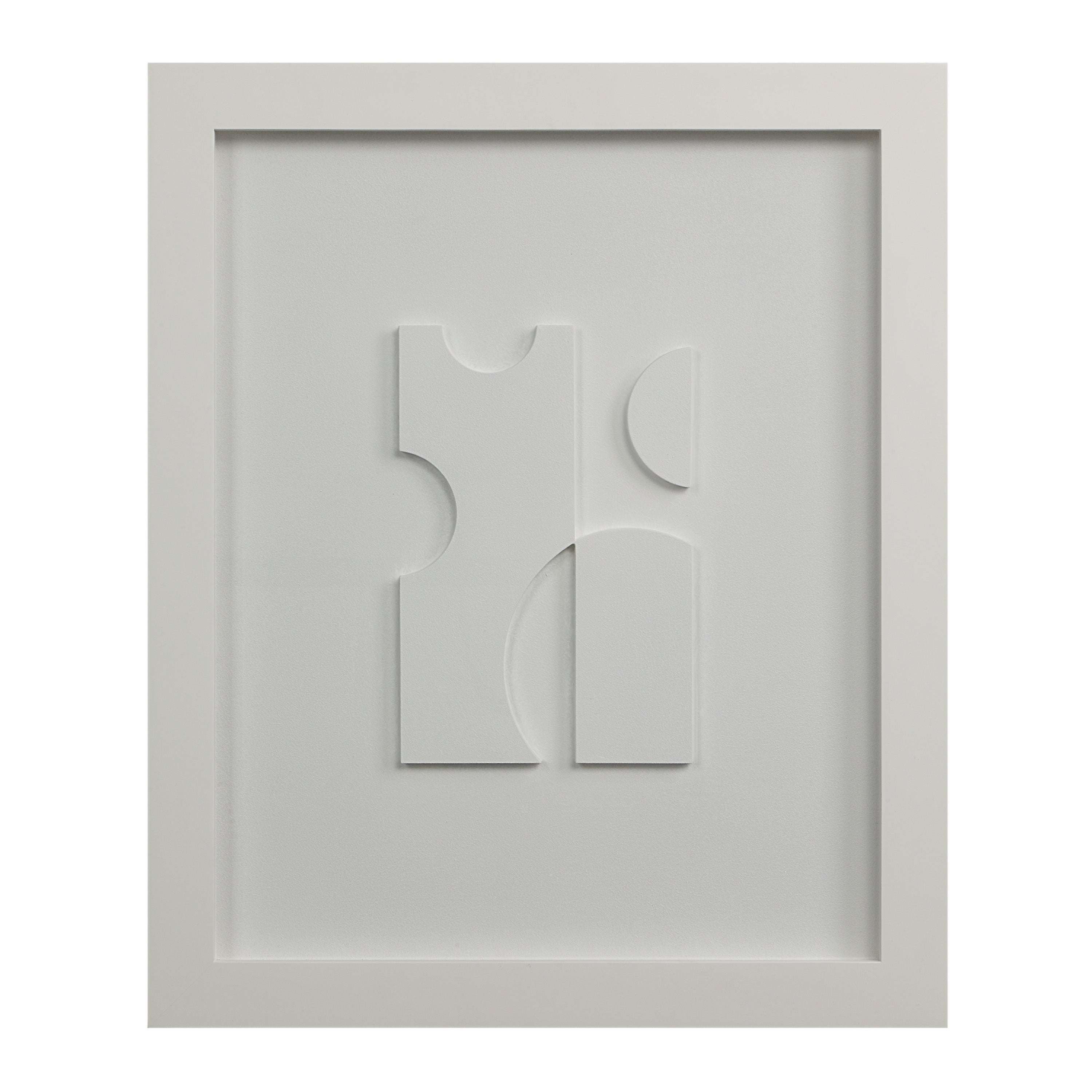 Ispra 19" Wide Wall Decor, Matte White - Additional Image 2 - W6760