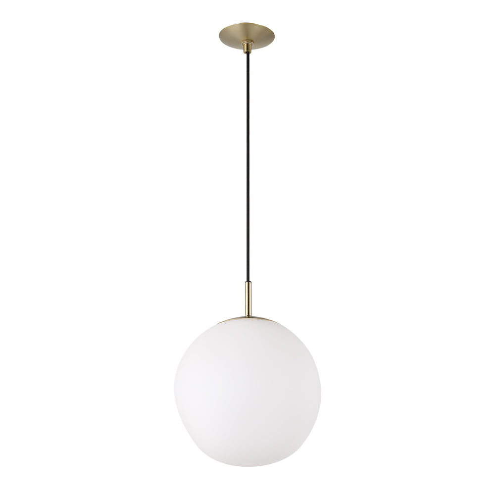 Koa 124.5" Height Ceiling Fixture, Etched White - Angle Image - LPC4496