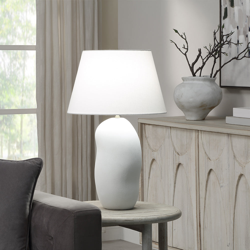 Katya 25" Height Table Lamp, White - Lifestyle Image - LPT1298