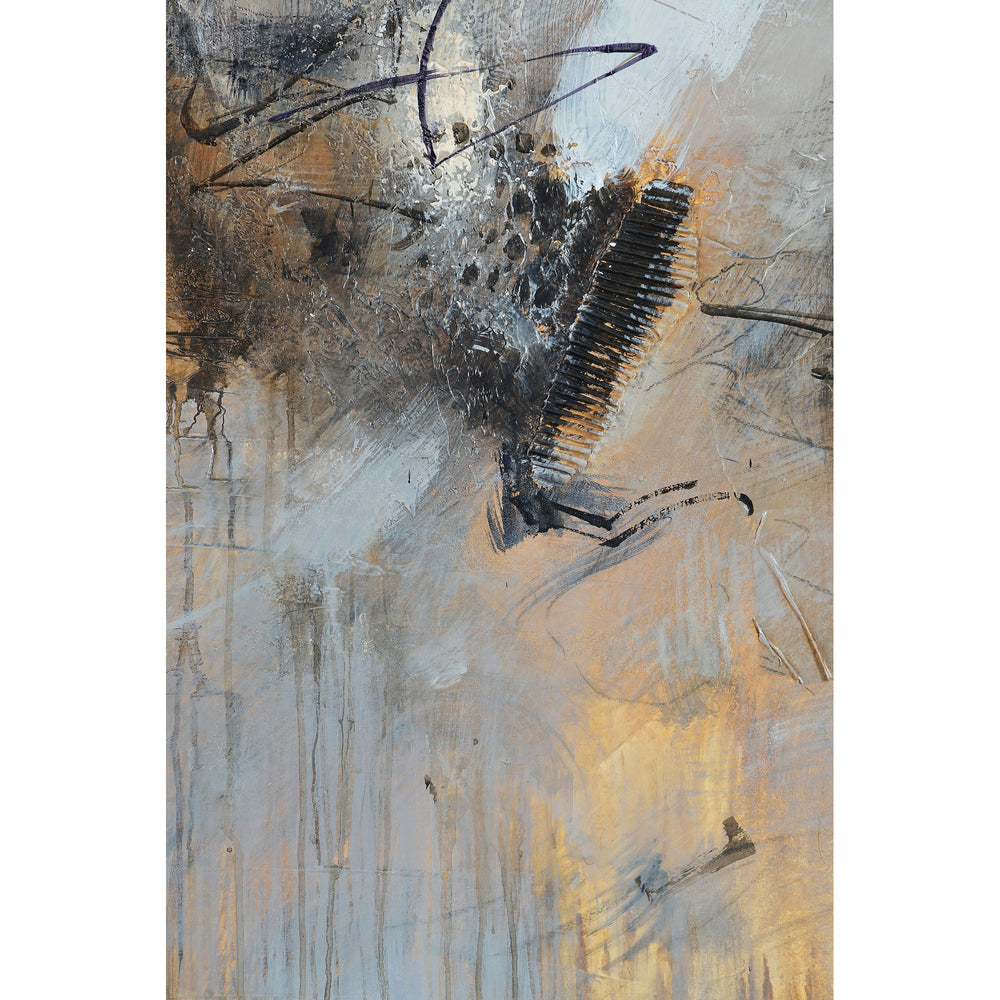 Keys 40" Wide Canvas Art, Grey - Detail Image - OL1960