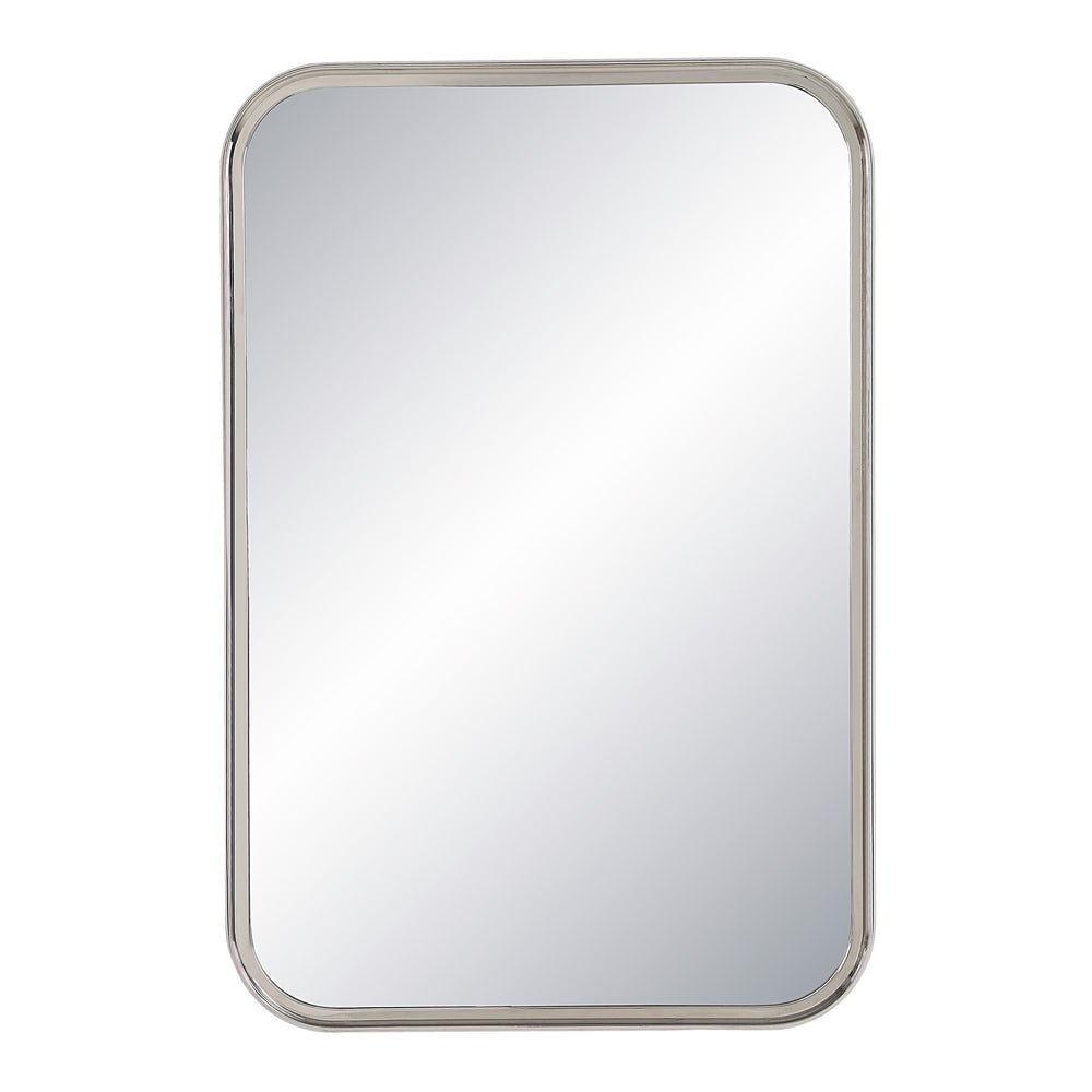 Sylvie 36" Tall Rectangle Wall Mirror, Grey - Main Image - MT2670