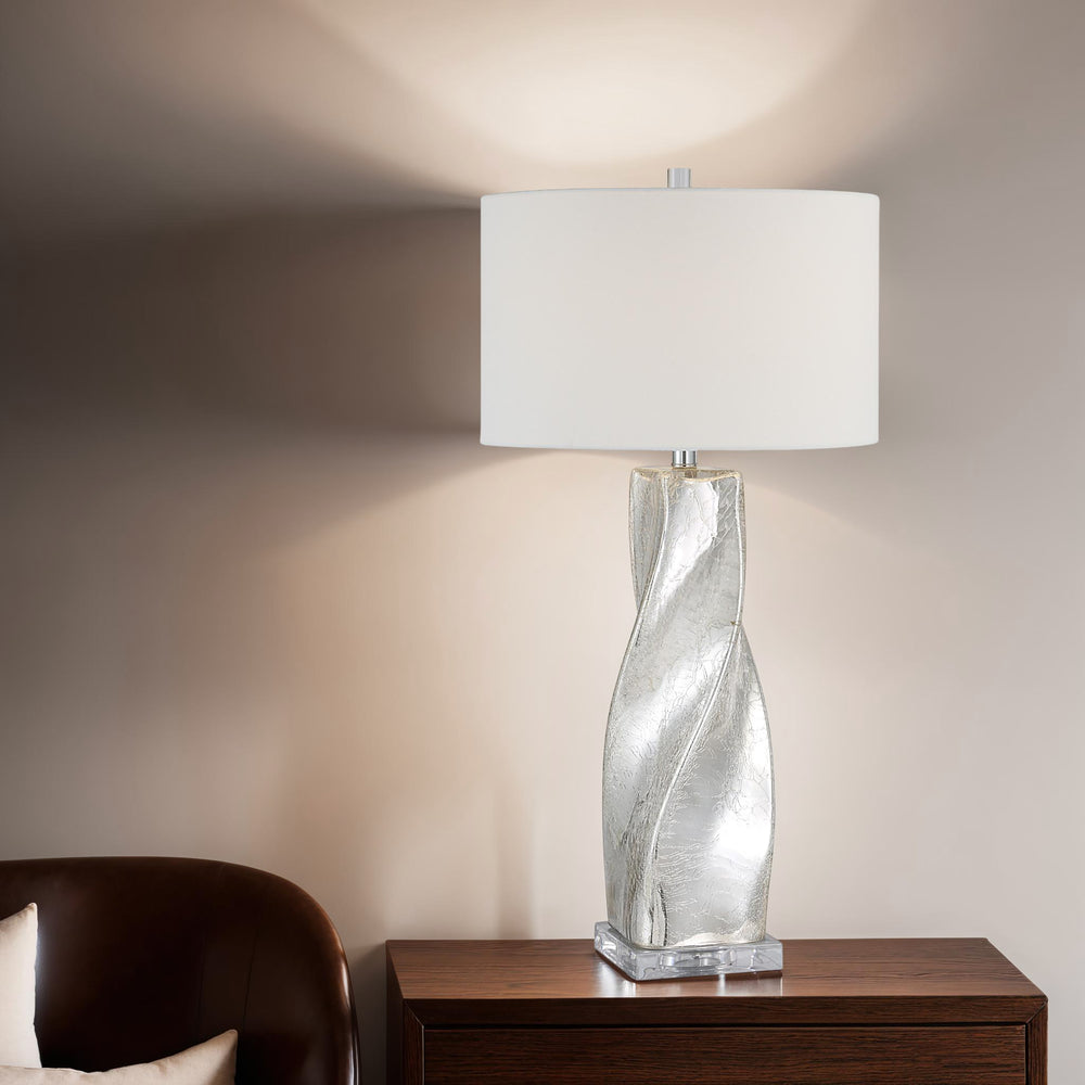 Lyons 31.5" Height Table Lamp, Grey - Lifestyle Image - LPT1336
