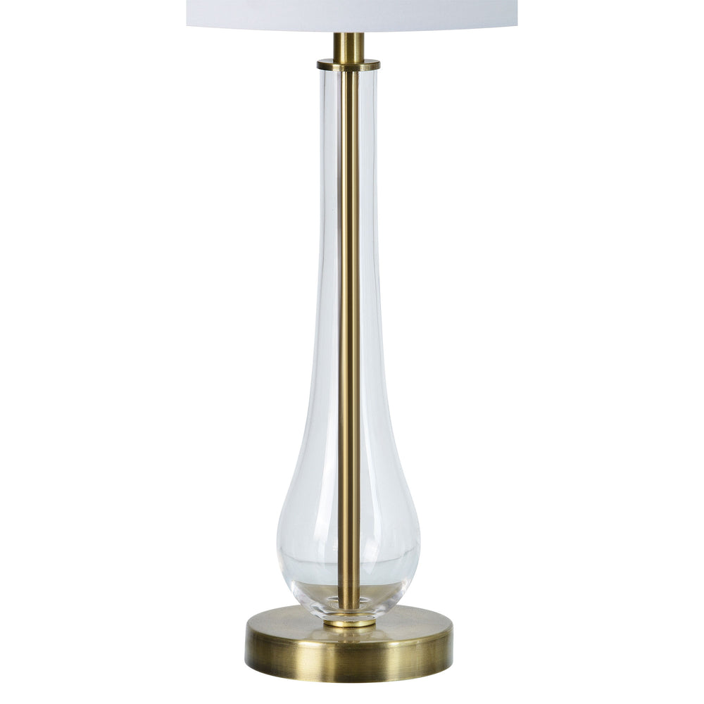 Nabi 26.5" Length Table Lamp- Set of two, Antique Brass - Detail Image - LPT1237-SET2