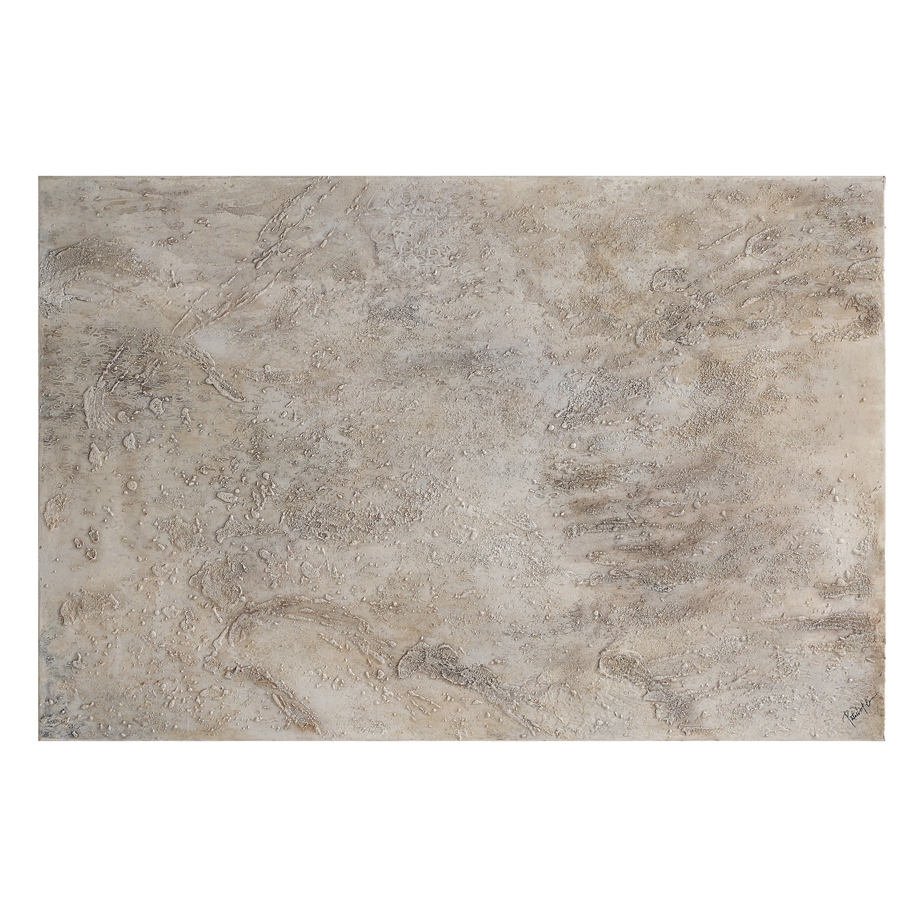 Mann 60" Wide Canvas Art, Beige - Main Image - OL2158