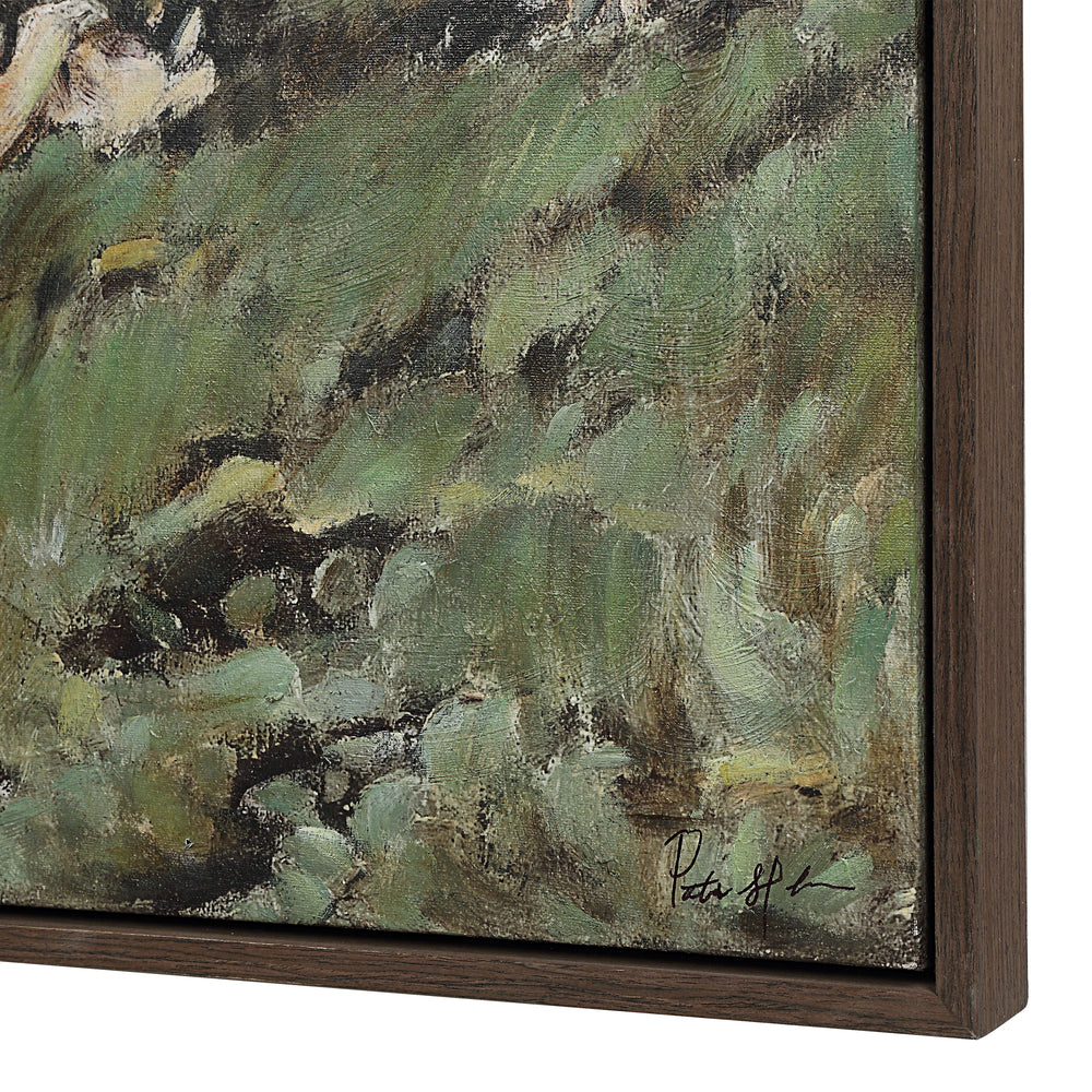 Nature 40" H x 50" W Canvas Art, Green - Additional Images - OL2196