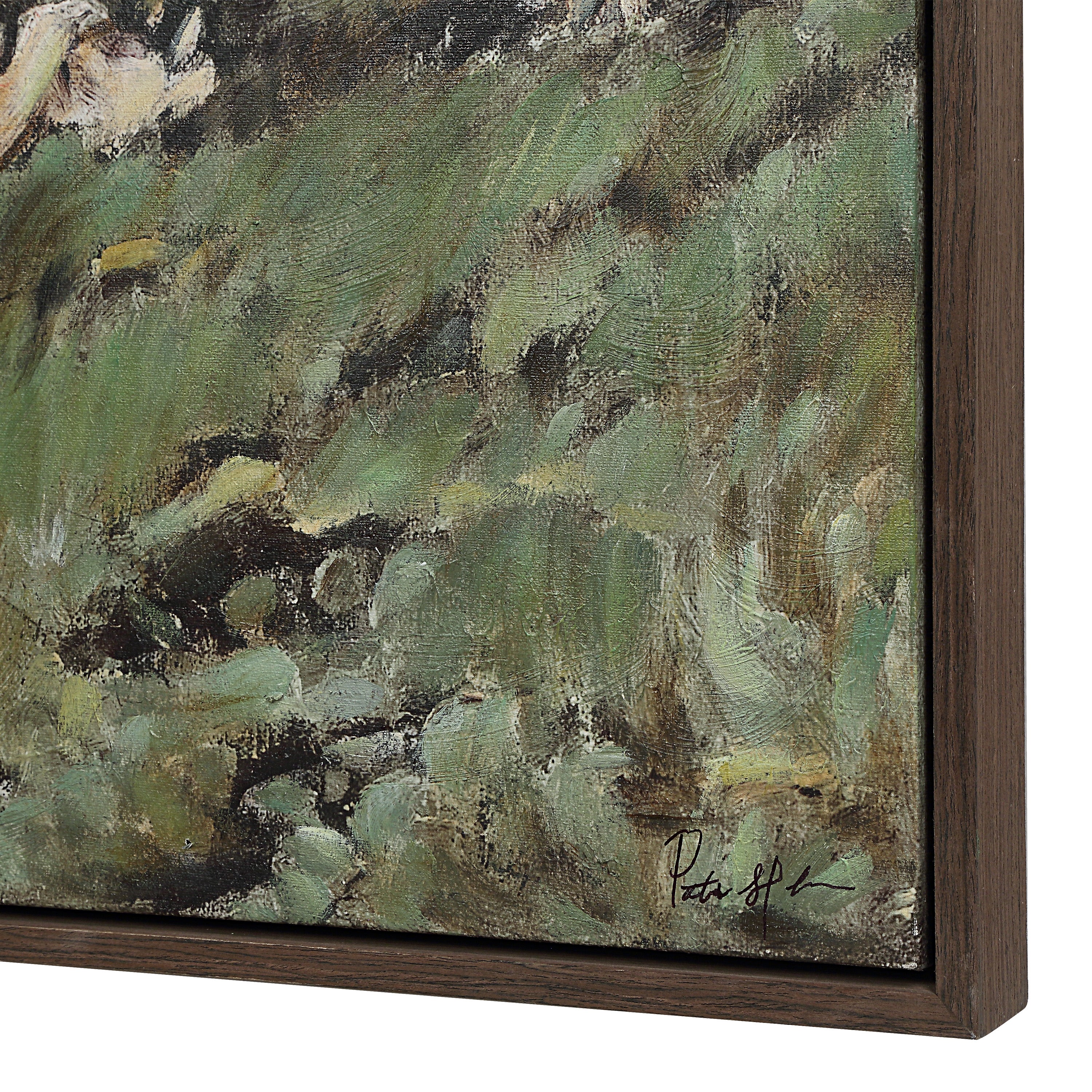 Nature 40" H x 50" W Canvas Art, Green - Additional Images - OL2196
